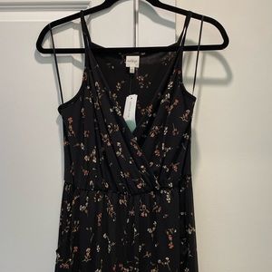Black Floral Jumpsuit - Size Small - NWT